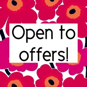 Always open to offers!